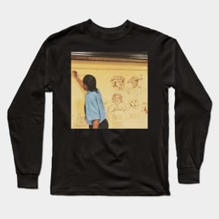 Black History Makers Mural Long Sleeve T-Shirt